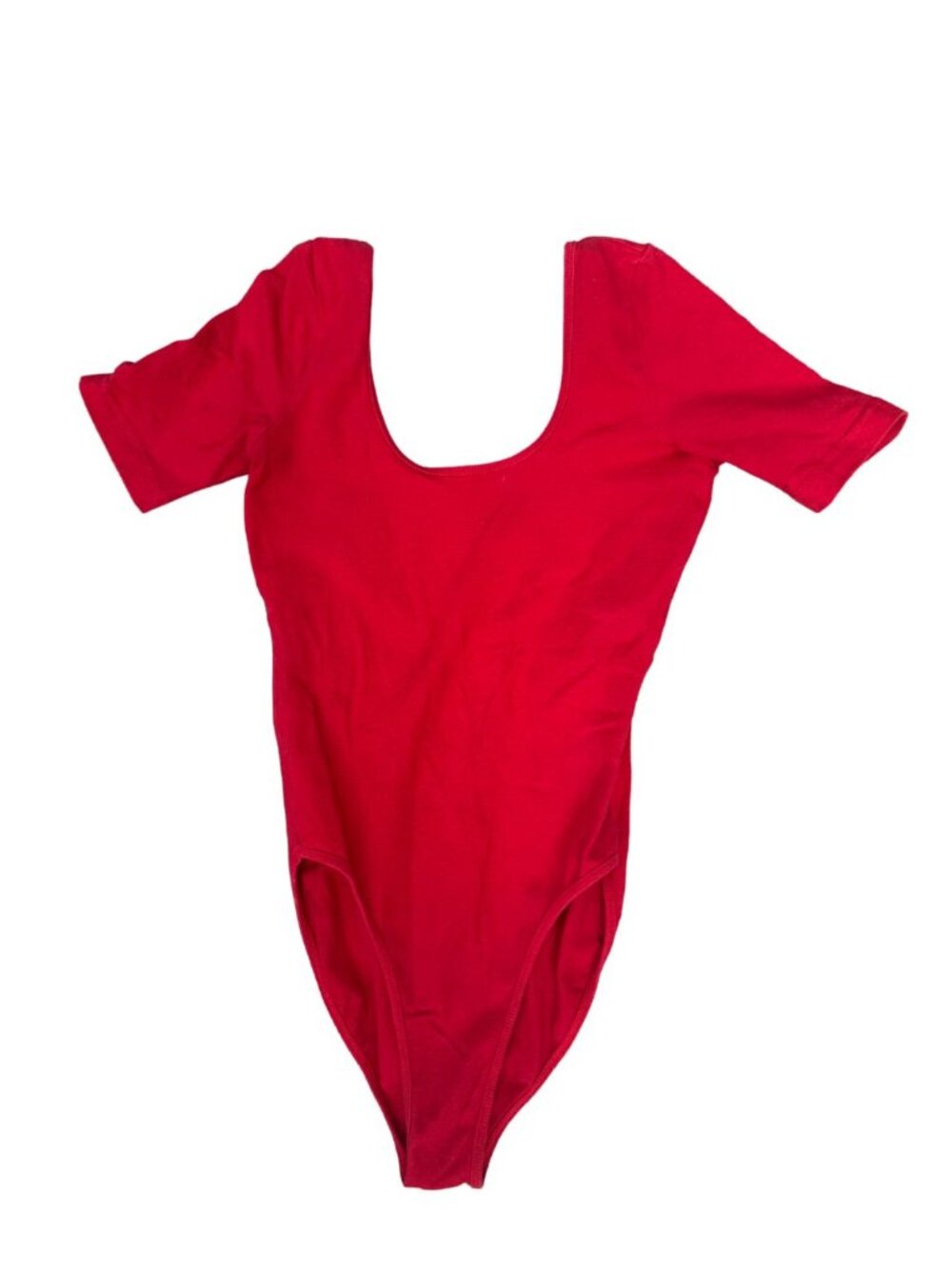 American Apparel Red Cotton Spandex Bodysuit, Size M ❤️